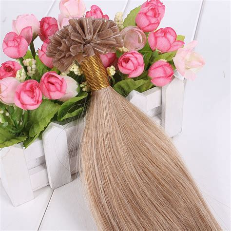 Inch Pre Bonded U Nail Tip Keratin Remy Human Hair Extensions