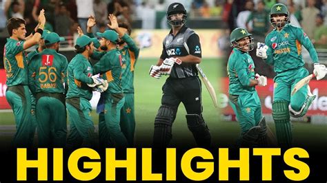 Highlights 2nd T20 New Zealand Vs Pakistan Pcb Ma2l Youtube