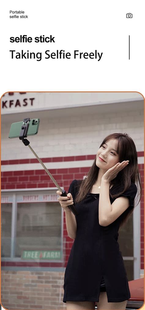 S02 Wireless Selfie Stick 360 Degrees With Tripod Plastic Alloy Self