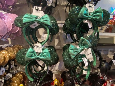 These New Emerald Green Minnie Ears Are Gorgeous Disney Fashion Blog