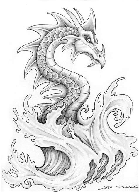 Water Dragon Sketches