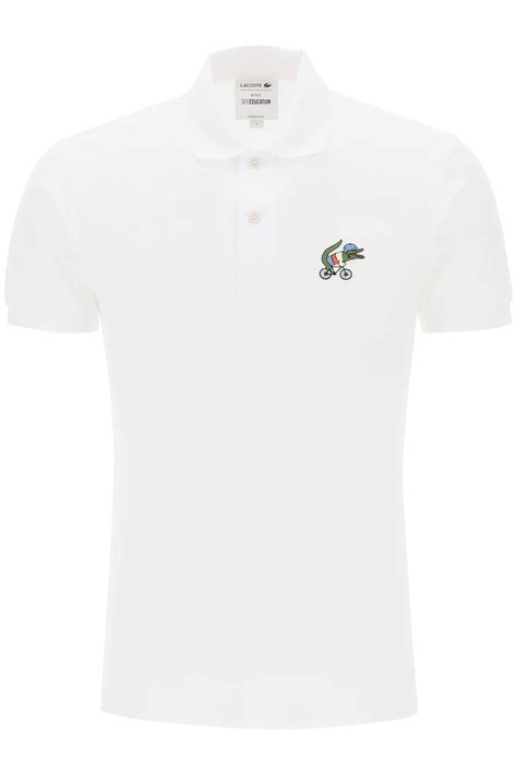 Lacoste Netflix Sex Education Polo Shirt In Organic Cotton Classic Fit