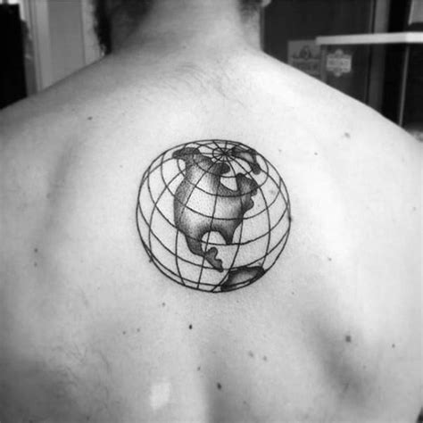 80 Globe Tattoo Designs For Men - Traveler Ink Ideas