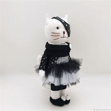 Мягкая игрушка кошка Модная кошка Плюшевая кошка Игрушечный кот купить ...