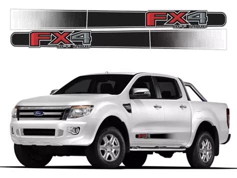 Par De Adhesivos Para Cintur N Negro Fx Off Road Ford Ranger