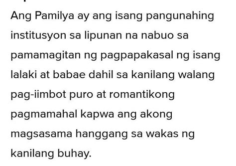 Bakit Mahalaga Ang Pamilya Bilang Natural Na Institusyon Ng Lipunan