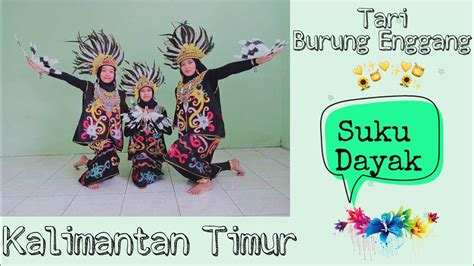 Tari Tradisional Burung Enggang Suku Dayak Kalimantan Timur Youtube