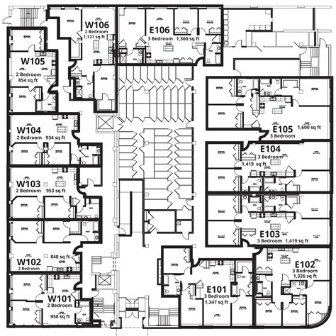 Floor Plans - 700 Lofts - Lofts in Downtown Milwaukee, WI