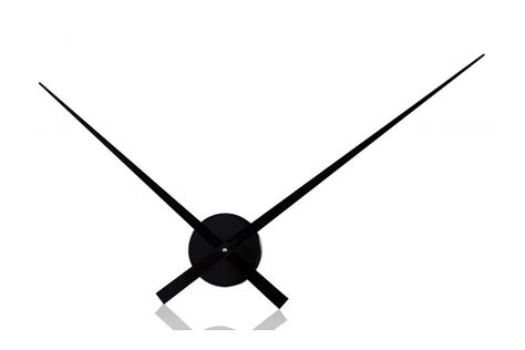 Horloge Murale Moderne En Aluminium Noir