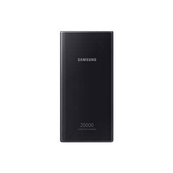 Batterie externe Samsung 20 000 mAh charge Ultra Rapide 25W Gris foncé