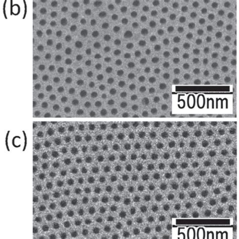 Surface Sem Images Of Anodic Porous Alumina Obtained By First