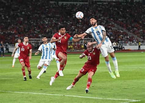 Hasil Timnas Indonesia Vs Argentina Di FIFA Matchday Juni 2023