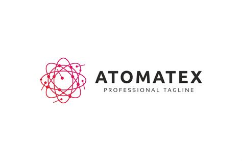 Download Atomatex Logo Template - Шаблон логотипа на тему графика