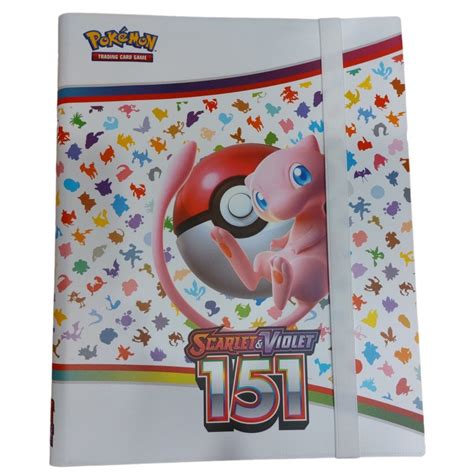 Coffret Portfolio Pokemon Ecarlate Violet 151 EV03 5 Français Hello