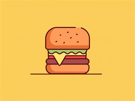 Burger And Coffee Icons Animation By Aidar Robin On Dribbble