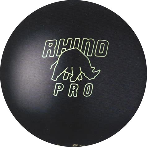 Brunswick Rhino Pro Black Bowling Ball 123bowl