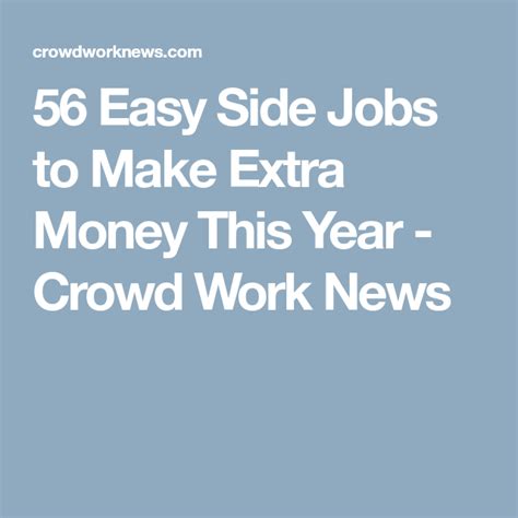 56 Easy Ways To Make Extra Money This Year Legit Tested Extra