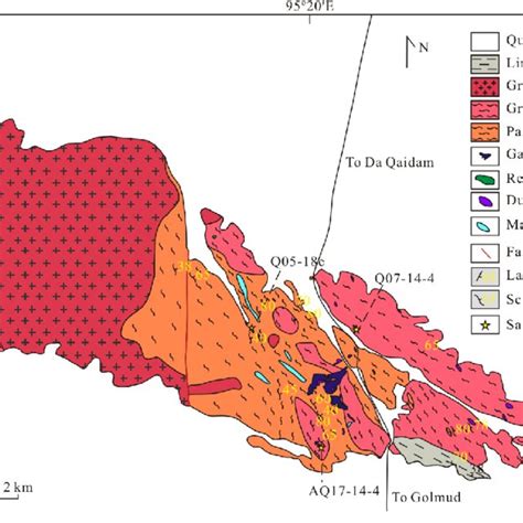 Geological Sketch Map Of The Luliangshan Terrane Showing The Geological