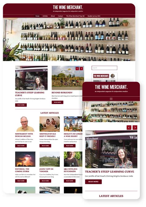 The Wine Merchant - Digital Fuse Web Development & UK Hosting