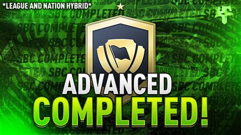 League And Nation Hybrid Advanced Sbc Completed Help Cheap Method