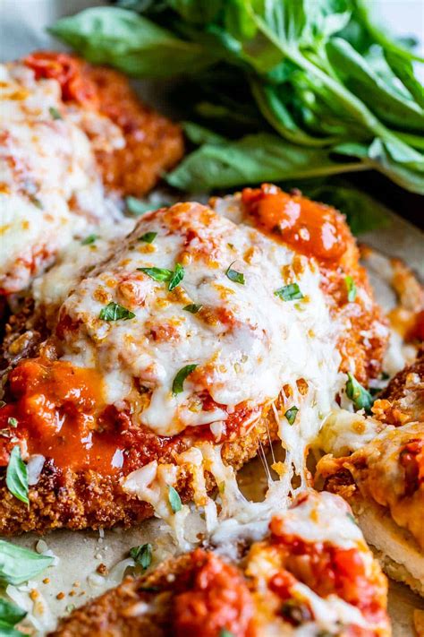 Ultra Crispy Chicken Parmesan Recipe The Food Charlatan