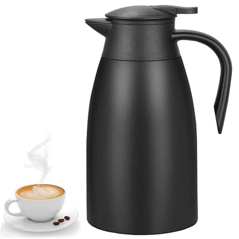 Oz Insulated Thermal Coffee Carafe Stainless Steel Double Walled Vacuum Coffee Thermos Hot