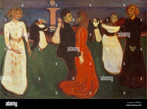 Dance Of Life 1899 1900 Norway By Edvard Munch Stock Photo Alamy