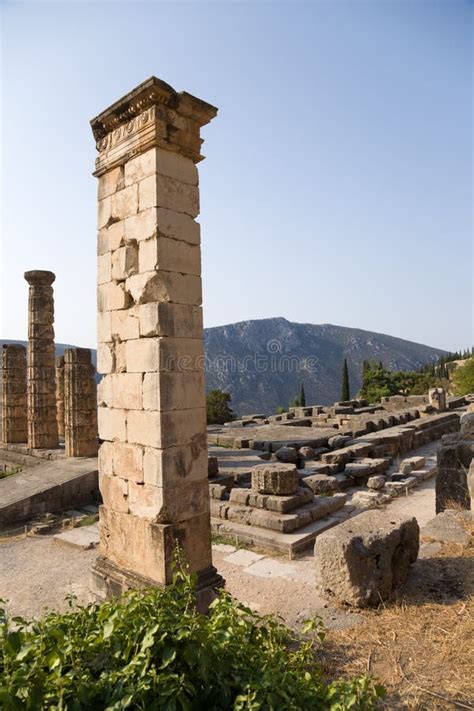 Greece. Delphi. Ancient Ruins Stock Photo - Image of delphi, ancient: 34575546