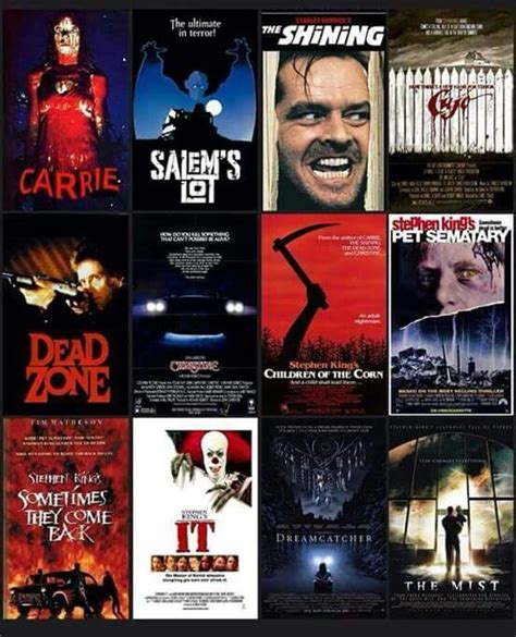 Movies From Stephen Kings Books Carrie Stephen King Stephen King