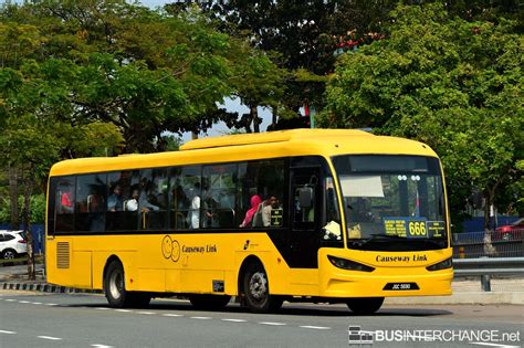 Bus 666 Causeway Link Sksbus SA12 300 JQC5690 Bus Interchange