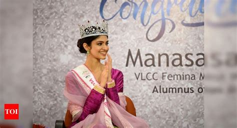 Vlcc Femina Miss India World 2020 Manasa Varanasi Gets Emotional As She