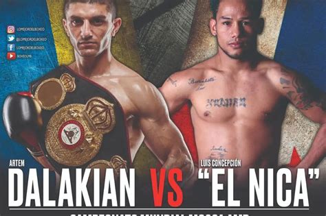 EN VIVO ARTEM DALAKIAN VS LUIS EL NICA CONCEPCIÓN VER PELEA EN