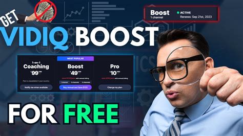 How To Get Vidiq Boost For Free Live Proof Youtube