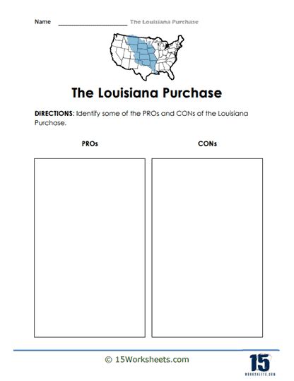 Louisiana Purchase Worksheets 15 Worksheets Worksheets Library