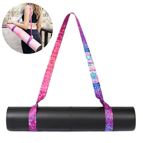 Adjustable Yoga Mat Strap Belt Sports Sling Shoulder Belt Belt Stretch