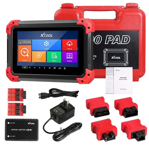 XTOOL X 100 PAD Tablet Key Programmer With EEPROM Adapter Support