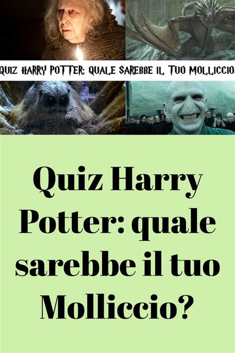 Quiz Harry Potter Quale Sarebbe Il Tuo Molliccio Harry Potter Quiz