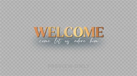 Sparkling Christmas Welcome Title Graphics Life Scribe Media