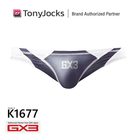 กางเกงใน ผชาย GX3 Underwear Splash Neon Bikini Black By TonyJocks