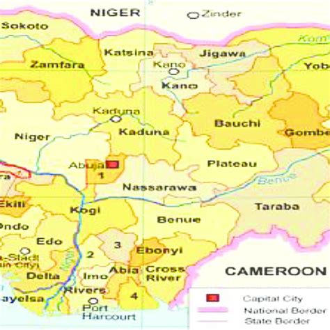 Map Of Kwara State Showing The Study Area Download Scientific Diagram