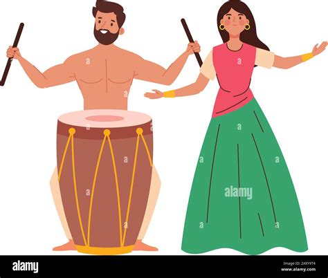 People Celebrating Onam Traditional Festival Stock Vector Image And Art