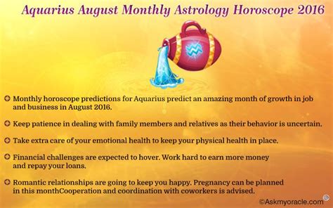 Aquarius Monthly Horoscope August 2016 Ask My Oracle Aquarius