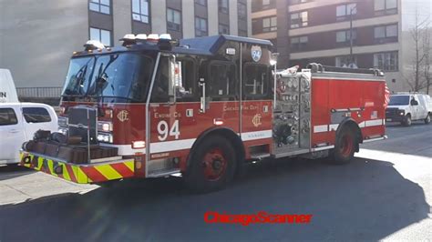 Chicago Fire Department Engine 94 Responding Youtube