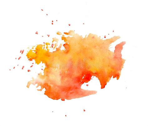 Orange Watercolor Splash Photos Free Royalty Free Stock