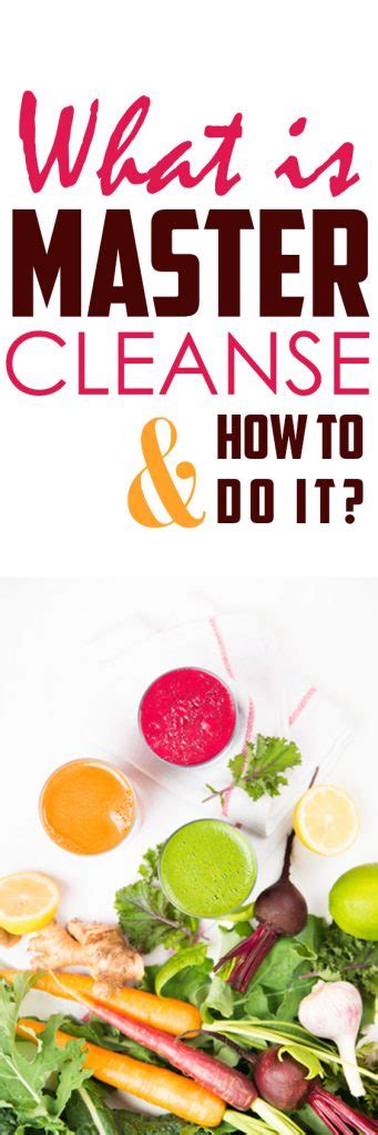 What Is A Master Cleanse And How To Do It