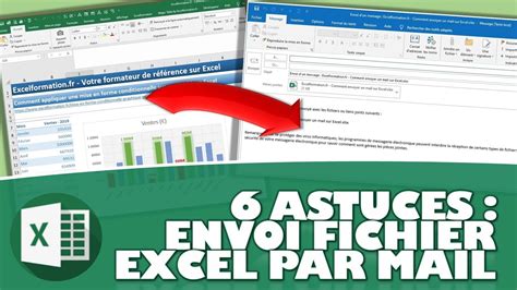 6 ASTUCES POUR ENVOYER FACILEMENT UN FICHIER EXCEL PAR MAIL SANS VBA