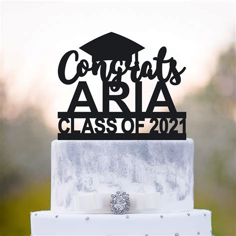 Buy Graduation Cake Topper 2021 Personalized Graduation Party Cake