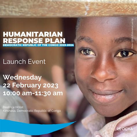 UNICEF En RDC On Twitter RT UNOCHA DRC TOMORROW Join Us And