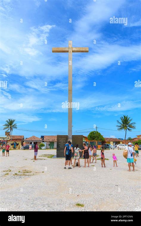 Santa Cruz Cabralia BA Brazil January 05 2023 The Cross Of Coroa