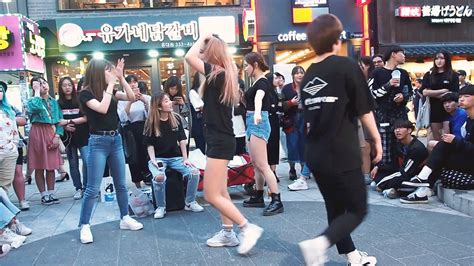 섹시 미녀댄스팀 Diem 디엠 Dionysus 디오니소스 방탄소년단 2019 06 02 홍대 Busking [직캠 A